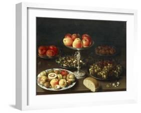 Still Life with Fruit and Bread-Osias Beert-Framed Giclee Print