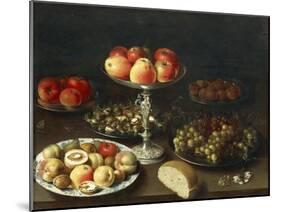Still Life with Fruit and Bread-Osias Beert-Mounted Giclee Print
