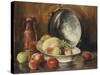 Still Life with Fruit and Copper Pot-William Merritt Chase-Stretched Canvas