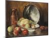 Still Life with Fruit and Copper Pot-William Merritt Chase-Mounted Premium Giclee Print