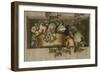 Still Life with Fruit and Flower Garlands-Jacob van Campen-Framed Art Print