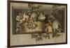 Still Life with Fruit and Flower Garlands-Jacob van Campen-Framed Art Print