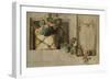 Still Life with Fruit and Flower Garlands-Jacob van Campen-Framed Art Print