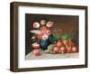 Still Life with Fruit and Flowers, C.1840-William Buelow Gould-Framed Giclee Print