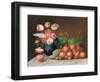 Still Life with Fruit and Flowers, C.1840-William Buelow Gould-Framed Giclee Print