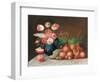 Still Life with Fruit and Flowers, C.1840-William Buelow Gould-Framed Giclee Print