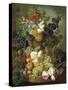 Still Life with Fruit and Flowers-Jan van Os-Stretched Canvas