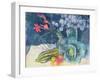 Still Life with Fruit and Flowers-Claire Spencer-Framed Giclee Print