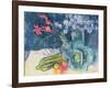 Still Life with Fruit and Flowers-Claire Spencer-Framed Giclee Print