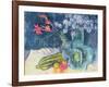 Still Life with Fruit and Flowers-Claire Spencer-Framed Giclee Print