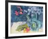 Still Life with Fruit and Flowers-Claire Spencer-Framed Giclee Print