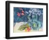 Still Life with Fruit and Flowers-Claire Spencer-Framed Giclee Print