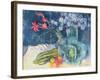 Still Life with Fruit and Flowers-Claire Spencer-Framed Giclee Print