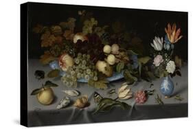 Still Life with Fruit and Flowers-Balthasar van der Ast-Stretched Canvas