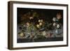 Still Life with Fruit and Flowers-Balthasar van der Ast-Framed Art Print