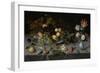 Still Life with Fruit and Flowers-Balthasar van der Ast-Framed Art Print