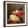 Still Life with Fruit and Flowers-Anthony Obermann-Framed Giclee Print