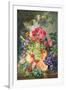 Still Life with Fruit and Flowers-Gerrit Van Leeuwen-Framed Giclee Print