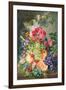 Still Life with Fruit and Flowers-Gerrit Van Leeuwen-Framed Giclee Print