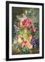 Still Life with Fruit and Flowers-Gerrit Van Leeuwen-Framed Giclee Print