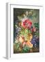 Still Life with Fruit and Flowers-Gerrit Van Leeuwen-Framed Giclee Print