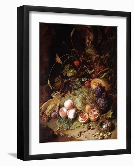 Still-Life with Fruit and Insects-Rachel Ruysch-Framed Giclee Print