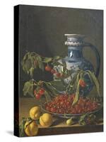 Still Life with Fruit and Jar, Ca 1773-Luis Egidio Melendez-Stretched Canvas