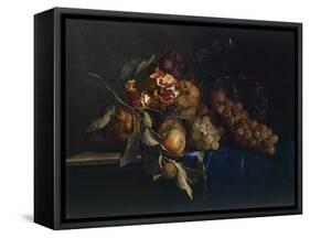 Still Life with Fruit and Objects-Willem van Aelst-Framed Stretched Canvas