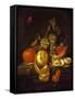 Still Life with Fruit and Oysters, Mid-1650s-Cornelis de Heem-Framed Stretched Canvas