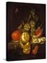 Still Life with Fruit and Oysters, Mid-1650s-Cornelis de Heem-Stretched Canvas