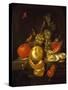 Still Life with Fruit and Oysters, Mid-1650s-Cornelis de Heem-Stretched Canvas