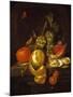 Still Life with Fruit and Oysters, Mid-1650s-Cornelis de Heem-Mounted Giclee Print