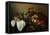 Still Life with Fruit and Roemer-Pieter Claesz-Framed Stretched Canvas