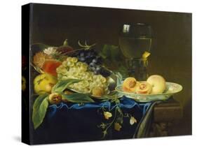 Still Life with Fruit and Rummer, 1758-Justus Juncker-Stretched Canvas
