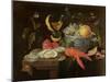 Still Life with Fruit and Shell Fish, 1653-Jan Van, The Elder Kessel-Mounted Giclee Print