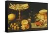 Still Life with Fruit and Shellfish-Peter Binoit-Framed Stretched Canvas