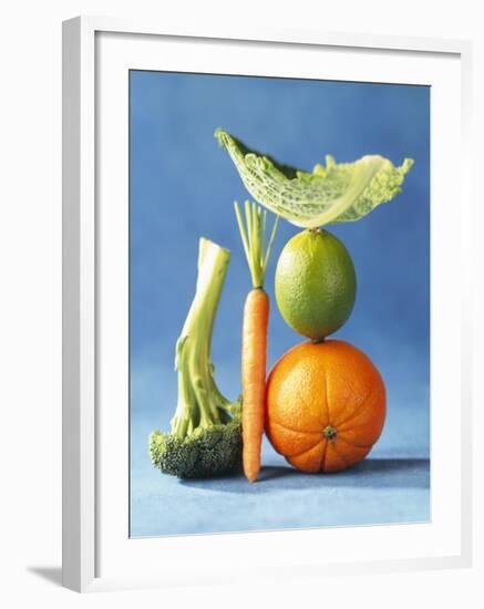 Still Life with Fruit and Vegetables-Diana Miller-Framed Photographic Print