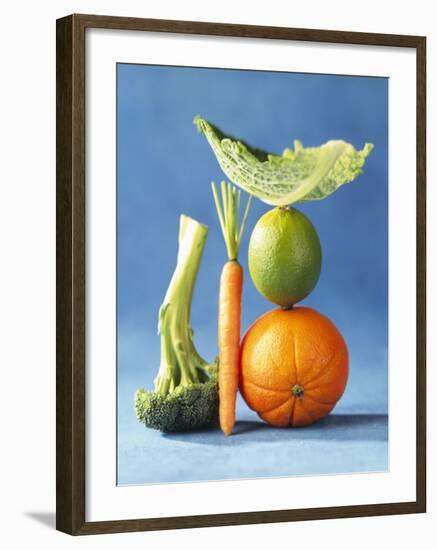 Still Life with Fruit and Vegetables-Diana Miller-Framed Photographic Print