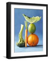 Still Life with Fruit and Vegetables-Diana Miller-Framed Photographic Print