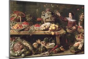 Still Life with Fruit and Vegetables-Frans Snyders Or Snijders-Mounted Giclee Print