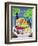 Still Life with Fruit and Wine, 1993-Liz Wright-Framed Giclee Print