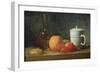 Still Life with Fruit and Wine Bottle-Jean-Baptiste Simeon Chardin-Framed Giclee Print