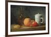 Still Life with Fruit and Wine Bottle-Jean-Baptiste Simeon Chardin-Framed Giclee Print