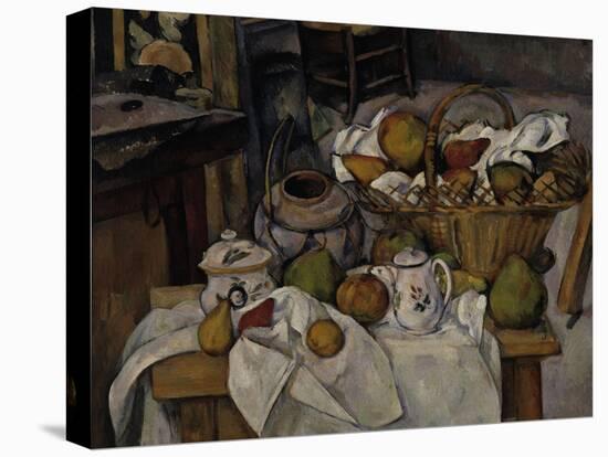 Still-Life with Fruit Basket, c.1888-Paul Cézanne-Stretched Canvas