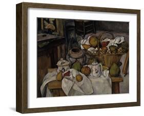 Still-Life with Fruit Basket, c.1888-Paul Cézanne-Framed Giclee Print