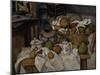 Still-Life with Fruit Basket, c.1888-Paul Cézanne-Mounted Giclee Print