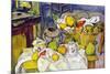 Still Life with Fruit Basket-Paul Cézanne-Mounted Art Print