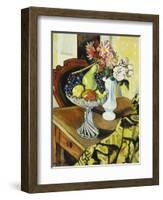 Still Life with Fruit Bowl, 1918-Suzanne Valadon-Framed Giclee Print