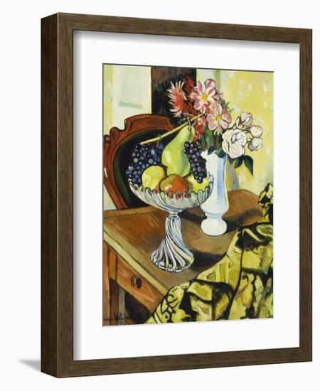 Still Life with Fruit Bowl, 1918-Suzanne Valadon-Framed Giclee Print