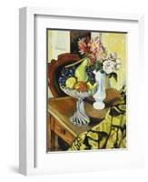 Still Life with Fruit Bowl, 1918-Suzanne Valadon-Framed Giclee Print